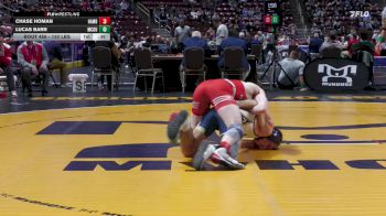 133 lbs 5th Place - Chase Homan, Hamburg vs Lucas Barr, McGuffey