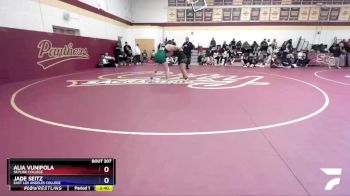 207 lbs Semifinal - Jade Seitz, East Los Angeles College vs Alia Vunipola, Skyline College