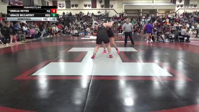 235 lbs Semifinal - Grace McCarthy, Western Dubuque vs Emelia Reyes, Prairie, Cedar Rapids