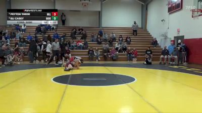 150 lbs Cons. Semi - Peyton Thede, Williamsburg vs Eli Casey, Mount Vernon