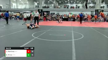 88 lbs Round 8 (10 Team) - Brighton Prine, Whitted Trained Dynasty vs Cam Martinez, Grit Mat Club