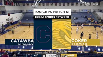 Replay: Catawba vs Coker - Men's | Jan 3 @ 7 PM