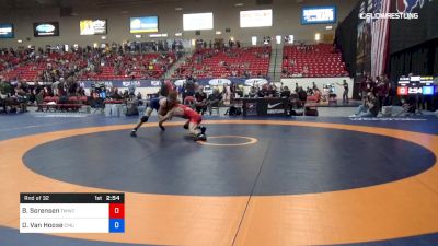 70 kg Rnd Of 32 - Brandon Sorensen, TMWC/ HWC vs Daniel Van Hoose, Colorado Mesa