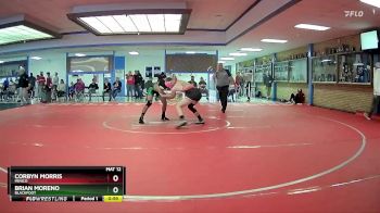 132 lbs Cons. Round 3 - Corbyn Morris, Minico vs Brian Moreno, Blackfoot