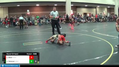 41 lbs Round 1 (4 Team) - Josiah Salazar, Ares vs Link Blair, Panhandle All-Stars