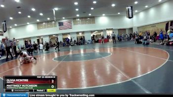 132 lbs Round 1 - Mattingly Hutchison, Mooresville Wrestling Club vs Olivia Mcintire, Indiana