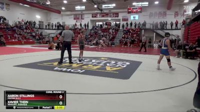 126 lbs Cons. Round 2 - Xavier Thein, Wahlert, Dubuque vs Aaron Stillings, Fulton (H.S.)