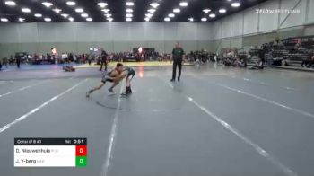 70 lbs Consolation - Dylan Nieuwenhuis, Plainwell vs Jordan Yi-berg, Mad Dawg