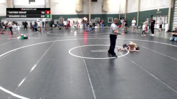 40 lbs Cons. Semi - Evander Cole, Marion Jr Warriors vs Kaysen Grant, Torrington Wrestling Club