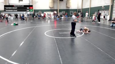 40 lbs Cons. Semi - Evander Cole, Marion Jr Warriors vs Kaysen Grant, Torrington Wrestling Club