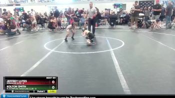 48 lbs Champ. Round 1 - Jeffrey Lutes, Mongoose Elite vs Kolton Smith, FL Scorpions Wrestling Club