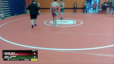 220 lbs Cons. Round 2 - Jacob Juca, Stars Wrestling Club vs Kohl Lovins, Brentwood