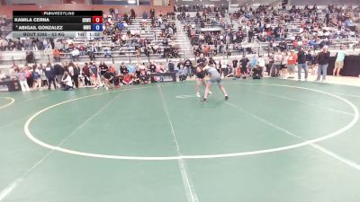 53 kg Champ. Rd Of 32 - Kamila Cerna, Southwest Stallions Wrestling Club vs Abigail Gonzalez, Miami Wrestling Club