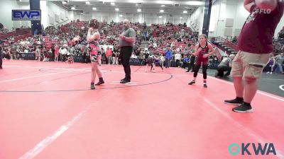 95-98 lbs Rr Rnd 2 - Jemma Patteson, IRONMEN Wrestling Club vs Arwen Frisby, Skiatook Youth Wrestling