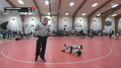 106 lbs Cons. Round 3 - Lincoln Glennon, Hill School vs Jerry Collins, Haverford School