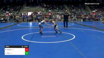 58 lbs Consolation - Brodie Zeller, Greater Heights vs John Cox, Victory