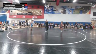105 lbs Dandre Adams, Texas vs Sebastian Matos, Florida Blue