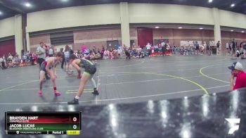 140 lbs 3rd Place Match - Brayden Hart, Coalfield Elite vs Jacob Lucas, Blackman Wrestling Club