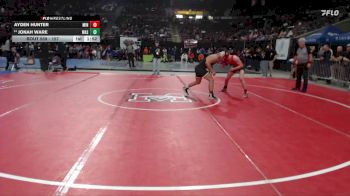 157 lbs Champ. Round 2 - Ayden Hunter, Minico vs Jonah Ware, Wasatch Utah