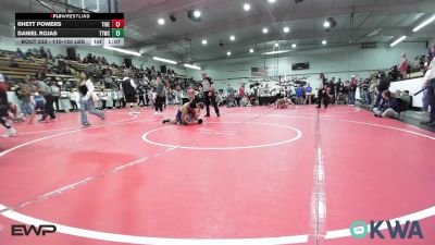 110-120 lbs Rr Rnd 4 - Rhett Powers, Tiger Trained Wrestling vs Daniel Rojas, Team Tulsa Wrestling Club