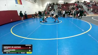 175 lbs Semifinal - Logan Bauers, Green River vs Anthony De Santago, Laramie