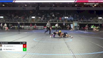 133 lbs Round Of 64 - Rahsun Lawrence, East Carolina vs Mark Martinez, Big Bend CC