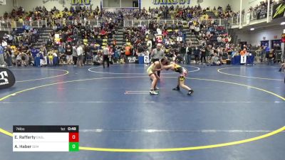 74 lbs Consy 2 - Ethan Rafferty, Eagle W.C. vs Avery Haber, Sem