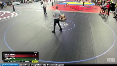 Cons. Round 2 - Isaac Ruwe, Tekamah-Herman vs Tieran Cox, Syracuse