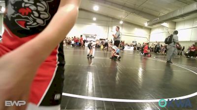 55 lbs Round Of 16 - Harper Atkinson, Honey Badgers Wrestling Club vs Rhys Leach, Sallisaw Takedown Club