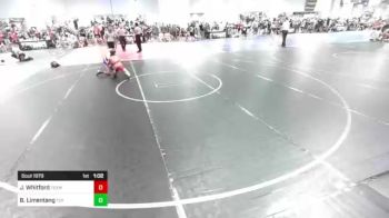 86 lbs Semifinal - Joe Whitford, Team Pride Academy vs Benjamin Limentang, Tuf California Wr Ac