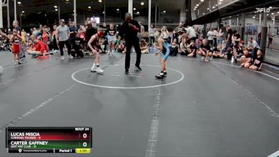 68 lbs Round 6 (8 Team) - Carter Gaffney, Grit Mat Club vs Lucas Miscia, Cordoba Trained