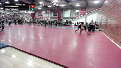 130 lbs Champ. Round 2 - Greisy Sanchez, Grand Terrance vs Divana Sandoval, Orange Lutheran