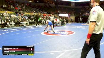 106 Class 3 lbs Cons. Round 2 - James Penick, Hillsboro vs Mlondani Emoyi, Van Horn