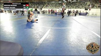 61 lbs 2nd Place - Breckon Milburn, Powerhouse Gold vs Robert Walker, Fitness Fight Factory Wrestling Club
