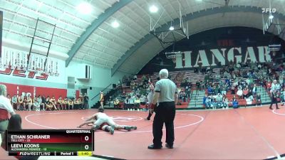 215 lbs Quarters & Wb (16 Team) - Leevi Koons, Alexandria Monroe vs Ethan Schraner, Tell City