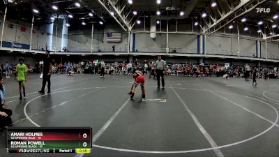 88 lbs Round 3 (10 Team) - Amari Holmes, U2 Uprising Blue vs Roman Powell, U2 Uprising Black