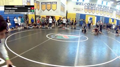 120 lbs Champ. Round 2 - Kane Drake, Jensen Beach High School vs Ryder Cohen, Unattached