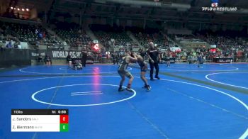 Consolation - Jescee Sanders, Salina WC vs Zane Biermann, Whitted Trained