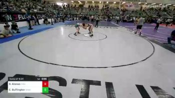 145 lbs Consi Of 16 #1 - David Alonso, CVBJJ vs Caleb Buffington, Cowboy Mat Club