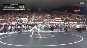 126 lbs 3rd Place Match - Sean Morrissey, Holton Hs vs Storm Rieck, Girard Hs