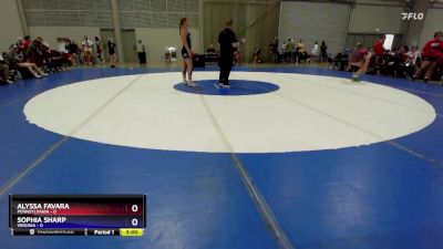 190 lbs Round 2 (6 Team) - Alyssa Favara, Pennsylvania vs Sophia Sharp, Virginia