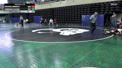 85 lbs 5th Place - Michael Mendick, Newark vs Emerson Clouse, Wyalusing