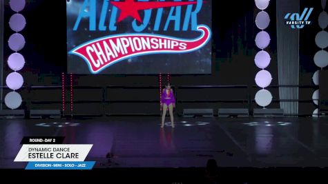 Dynamic Dance - Estelle Clare [2025 Mini - Solo - Jazz Day 2] 2025 ASCS Dance Grand Nationals & Cheer Showdown