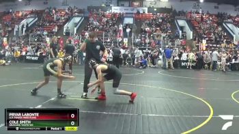 122 lbs Cons. Round 2 - Pryar Labonte, U.P. Power Wrestling vs Cole Smith, Grayling Youth WC