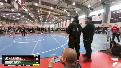80 lbs Round 1 - Kennedy Blevins, Amped Wrestling Club vs Michael Rendon, Heart And Pride Wrestling Club