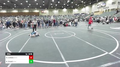 46 lbs Consi Of 16 #2 - Odin Crews, Buckaroo WC vs Korban Grant, Athlos Wrestling