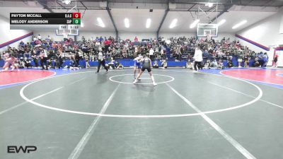 89 lbs Semifinal - Payton Mccall, Broken Arrow Girls vs Melody Anderson, Sapulpa