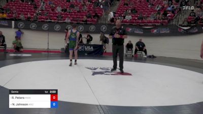 62 kg Semis - Ryan Peters, Maine vs Nathaniel Johnson, Arizona