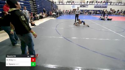 60 lbs Round Of 16 - Bodhi King, Salina Wrestling Club vs Kayson Spears, Mountain Home Flyers