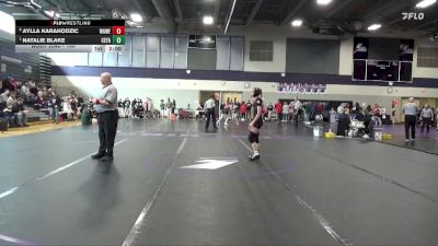 100 lbs Quarterfinal - Natalie Blake, Cedar Falls vs Aylla Karahodzic, Waterloo West